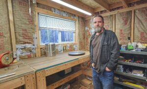 Phil in Steller Sharp shop