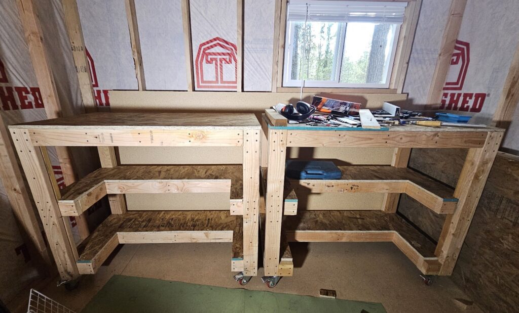 hand built workbenches